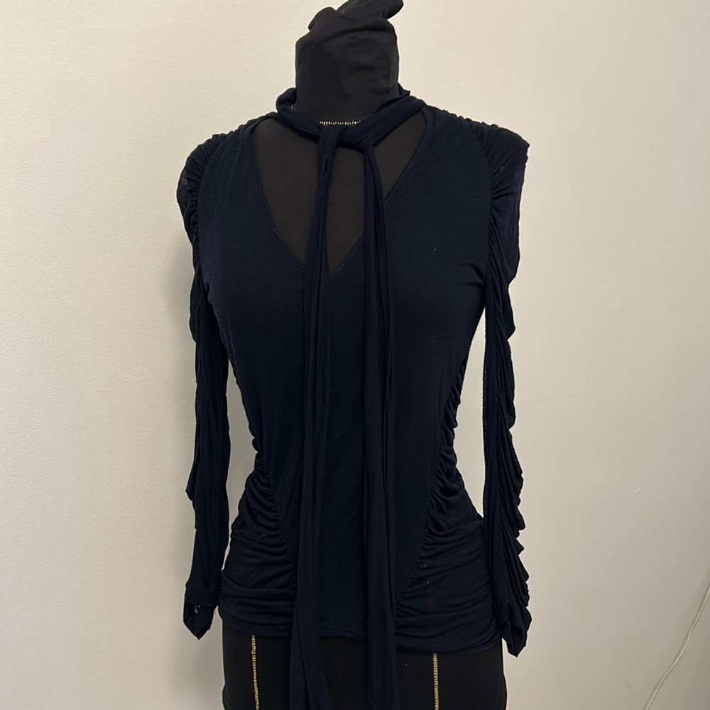 Alessandro Dell’Acqua navy long sleeve Size 44